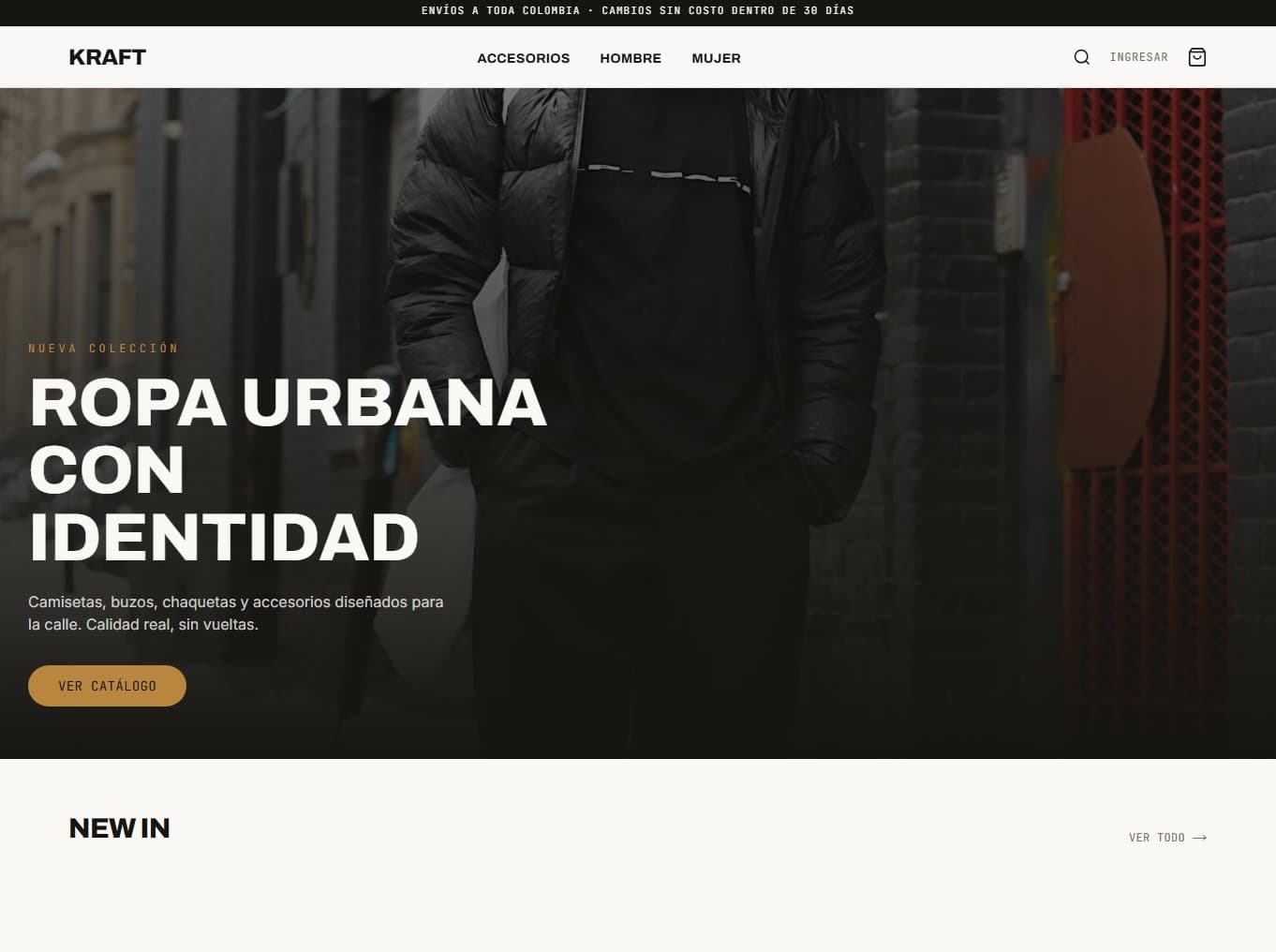 Kraft Urban Wear — portada
